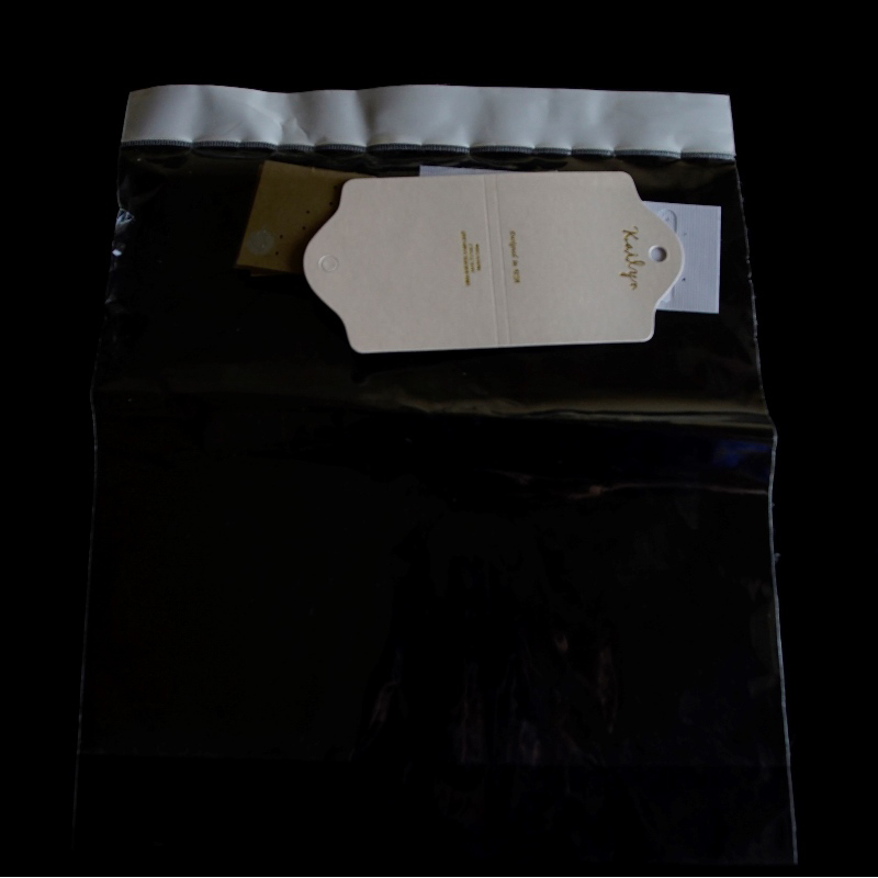 taille personnalisée sacs d'opp pour l'emballage de bijoux